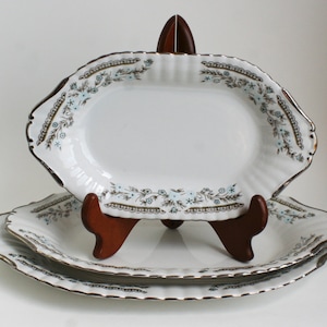 Set of 3 Vintage Serving Platters by Chodziez-Poland