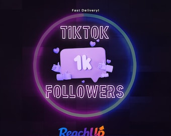 1 000 ABONNÉS SUR TIKTOK ET LIVRAISON RAPIDE