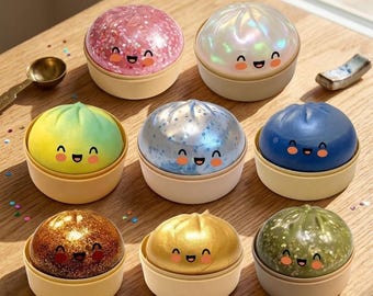 Lindo juguete antiestrés Baozi, suave y adorable con forma de empanadilla, juguete sensorial para la ansiedad y la concentración, decoración de escritorio, regalo divertido para niños y adultos.