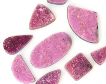 Cobalto Calcite Druzy Cabochon Gemstones Free Shipping Free Returns