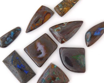 Boulder Opal Designer Cabochon Gemstones Free Shipping Free Shipping