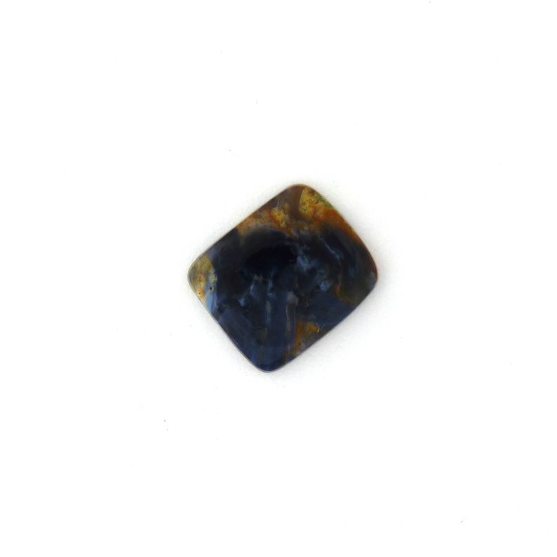 African Blue Pietersite Designer Gemstone Cab 16.6x19.3x3.5 mm Free Shipping Free Returns