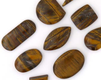 Tigers-eye Cabochon Gemstones Free Shipping Free Returns