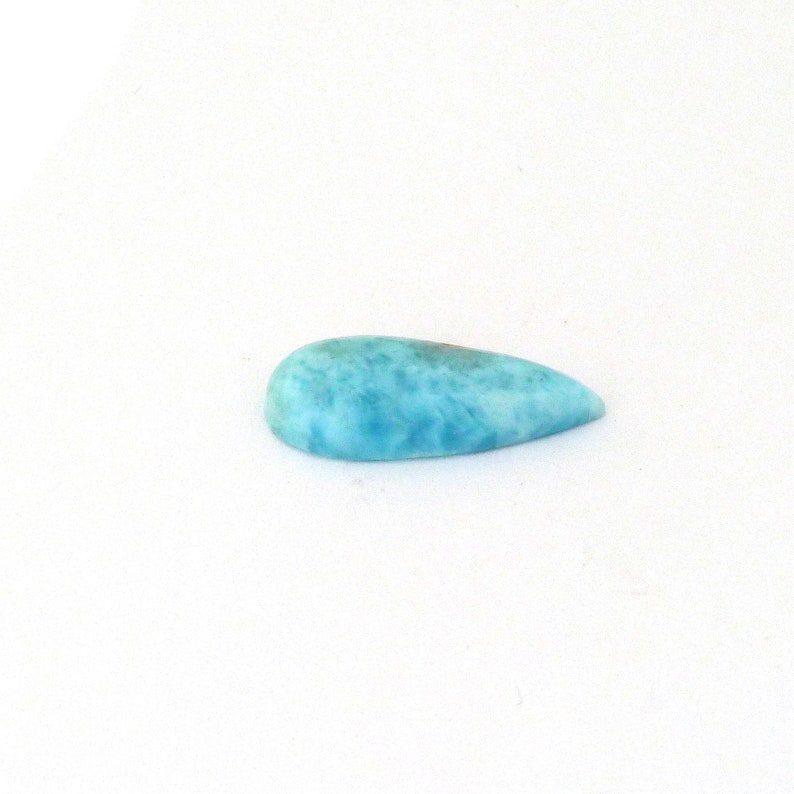 Stunning Blue Larimar Designer Cab Gemstone 11.1x24.8x4.2 mm Free Shipping Free Returns