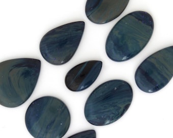 Leland Blue Sieber Agate Designer Cabochon Gemstones Free Shipping Free Returns