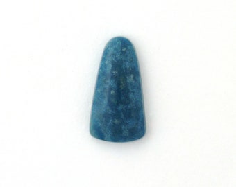 Natural Blue Trolleite in Quartz Designer Cabochon Gemstone 14.7x27.7x5.2 mm Free Shipping Free Returns