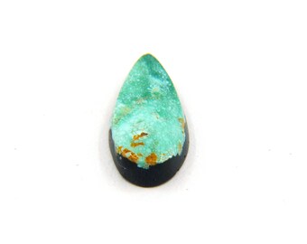 Natural Turquoise Designer Cabochon Gemstone with Free Shipping Free Returns 9.7x19.7x4.6 mm