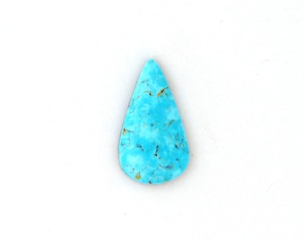 Natural Blue Cripple Creek Turquoise Designer Cabochon 13.6x24.0x4.1 mm Free Shipping Free Returns