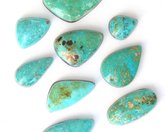 Cripple Creek Turquoise Cabochon: Colorado Gemstone