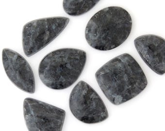 Norwegian Black Moonstone Designer Cabochon Gemstones Free Shipping Free Returns