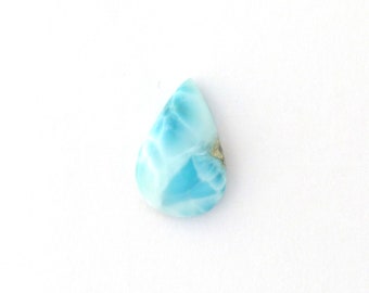 Stunning Blue Larimar Designer Cab Gemstone 14.6x22.1x5.3 mm Free Shipping Free Returns