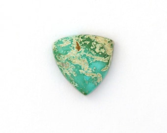 Natural Royston Turquoise Designer Cabochon 21.6x21.8x5.9 mm Free Shipping Free Returns