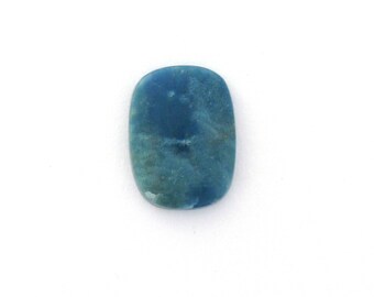 Natural Blue Trolleite in Quartz Designer Cabochon Gemstone 17.6x23.6x5.7 mm Free Shipping Free Returns