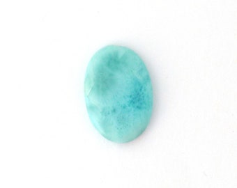 Stunning Blue Larimar Designer Cab Gemstone 15.9x22.8x4.4 mm Free Shipping Free Returns