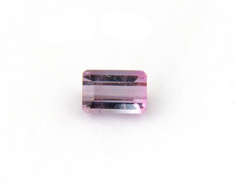 Pink Blue Tourmaline Faceted Gemstone Free Shipping Free Returns 6.0x8.9x4.6 mm