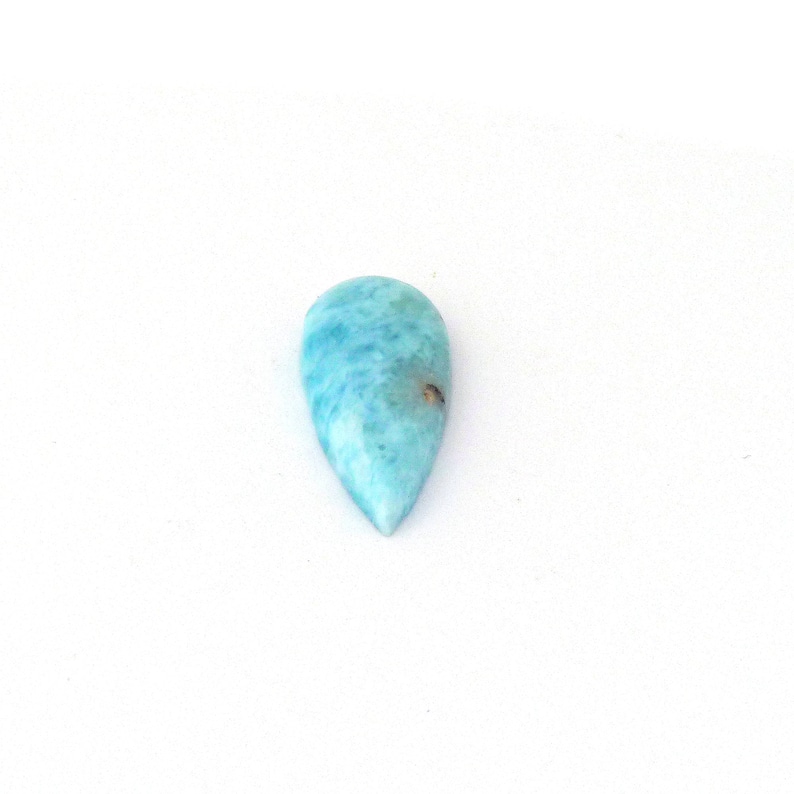 Stunning Blue Larimar Designer Cab Gemstone 11.1x24.8x4.2 mm Free Shipping Free Returns