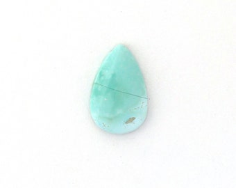 Natural Royston Turquoise Designer Cabochon 14.1x21.9x4.5 mm Free Shipping Free Returns