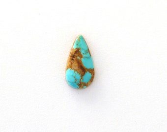 Natural Royston Turquoise Designer Cabochon 10.2x18.8x4.6 mm Free Shipping Free Returns