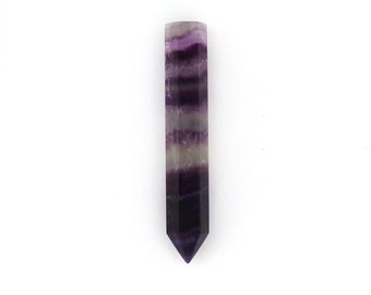 Banded Purple Green Fluorite Wand from China Free Shipping Free Returns