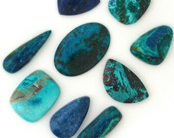 Shattuckite Cabochon Gemstones Free Shipping Free Returns