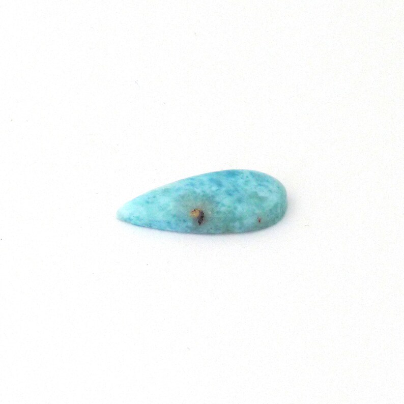 Stunning Blue Larimar Designer Cab Gemstone 11.1x24.8x4.2 mm Free Shipping Free Returns