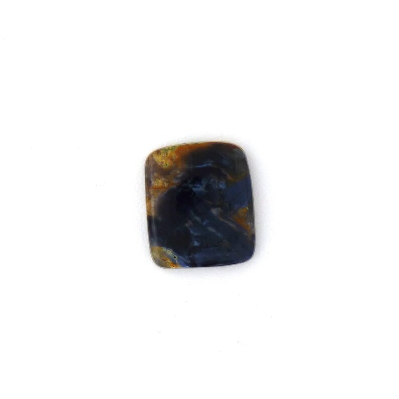 African Blue Pietersite Designer Gemstone Cab 16.6x19.3x3.5 mm Free Shipping Free Returns