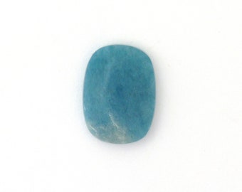 Natural Blue Trolleite in Quartz Designer Cabochon Gemstone 16.4x27.4x5.9 mm Free Shipping Free Returns