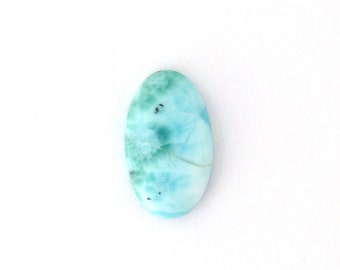 Stunning Blue Larimar Designer Cab Gemstone 15.1x25.4x5.9 mm Free Shipping Free Returns