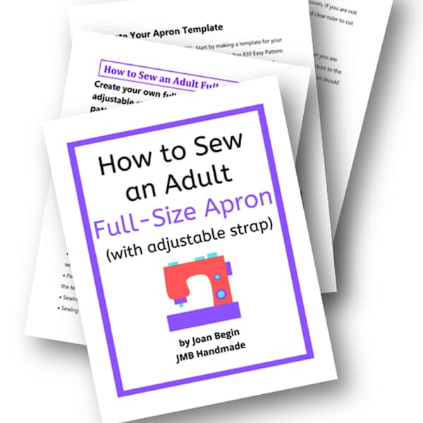 Full Apron Pattern - Etsy