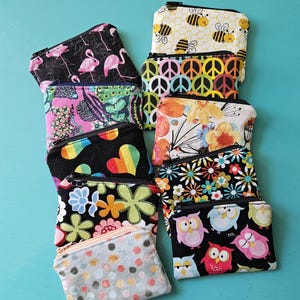 Small Zipper Pouch Sewing Tutorial: Coin Purse Pattern (PDF Pattern) image 6