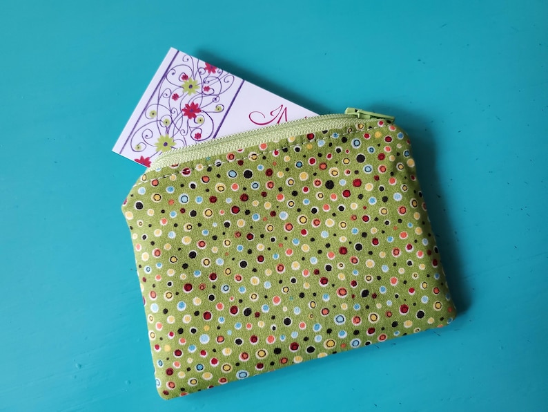 Small Zipper Pouch Sewing Tutorial: Coin Purse Pattern (PDF Pattern) image 8