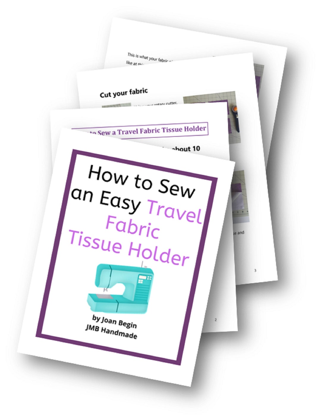 How to Sew an Easy Travel Fabric Tissue Holder Sewing Tutorial / Tissue