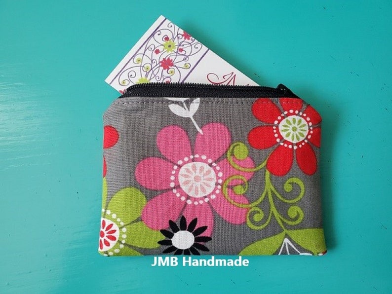 Small Zipper Pouch Sewing Tutorial: Coin Purse Pattern (PDF Pattern) image 4