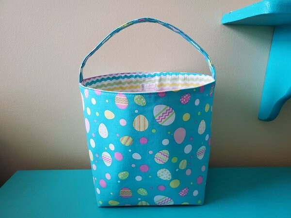 Fabric Easter Basket Sewing Tutorial: Step-by-step Pattern (PDF) - Etsy