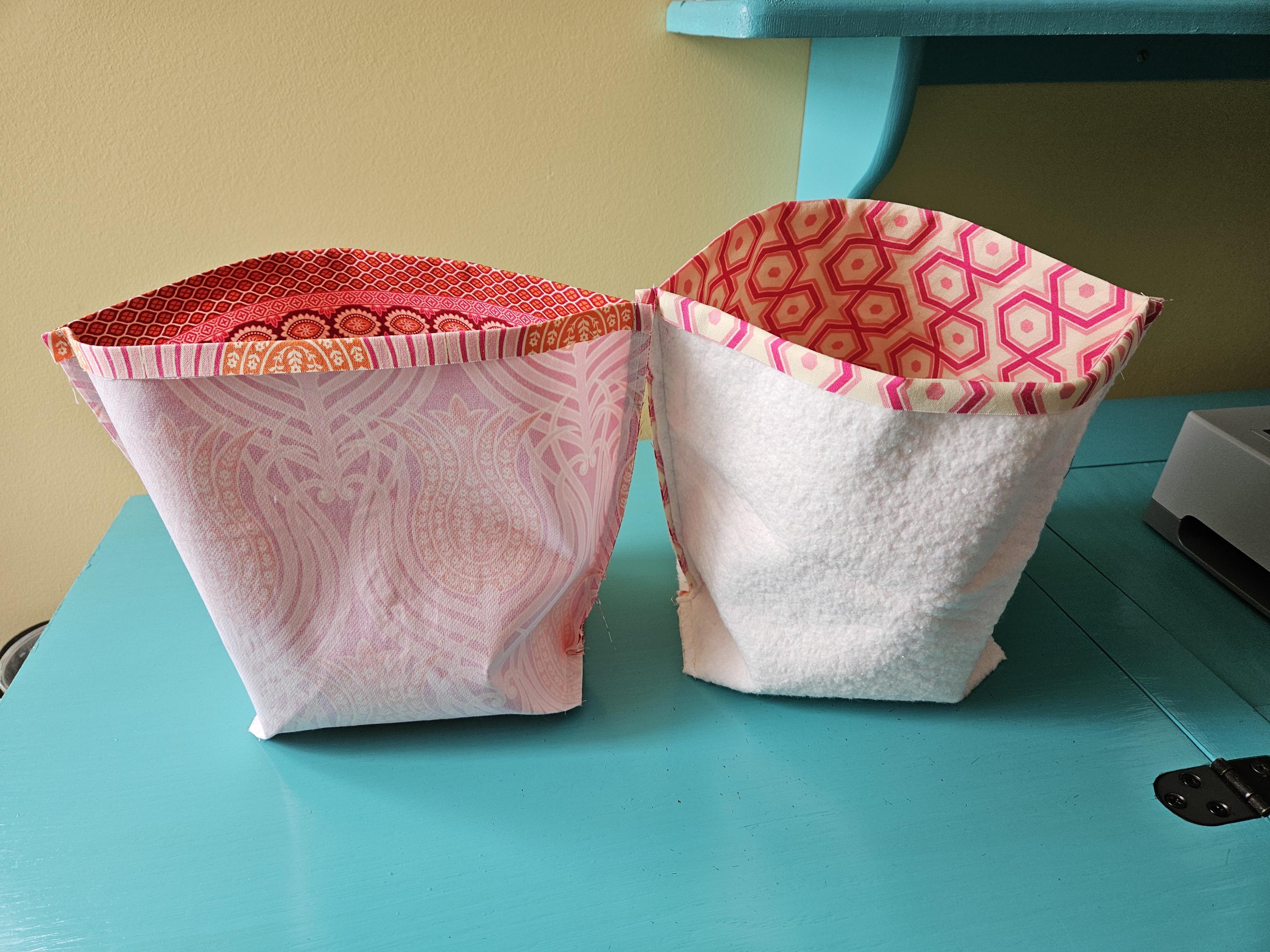 DIY Fabric Basket Sewing Tutorial: 3 Sizes (PDF Pattern) - Etsy