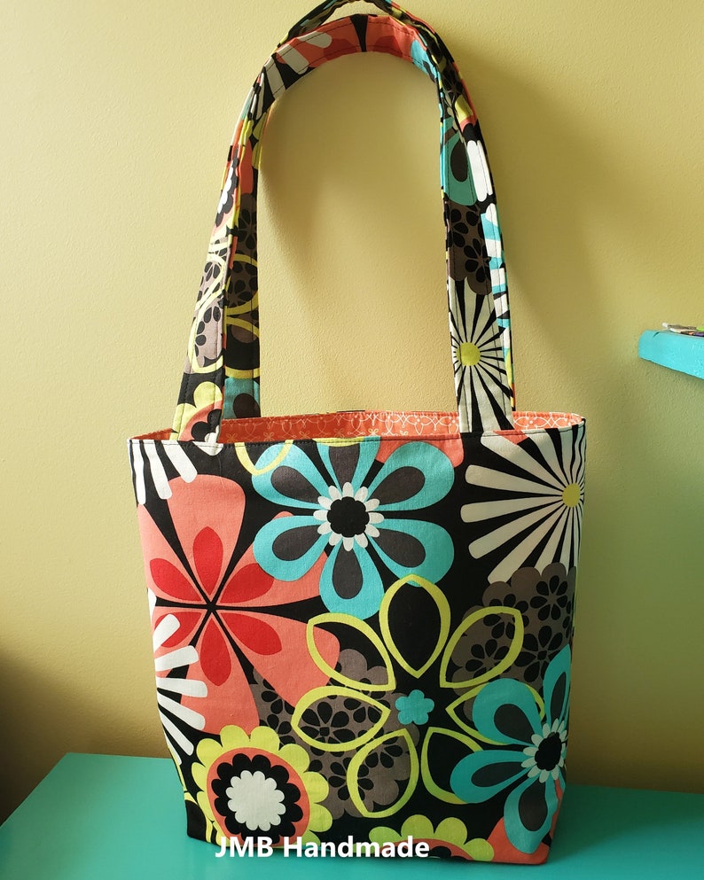 JMB Handmade / How to Make a Simple Tote Bag Sewing Tutorial / - Etsy