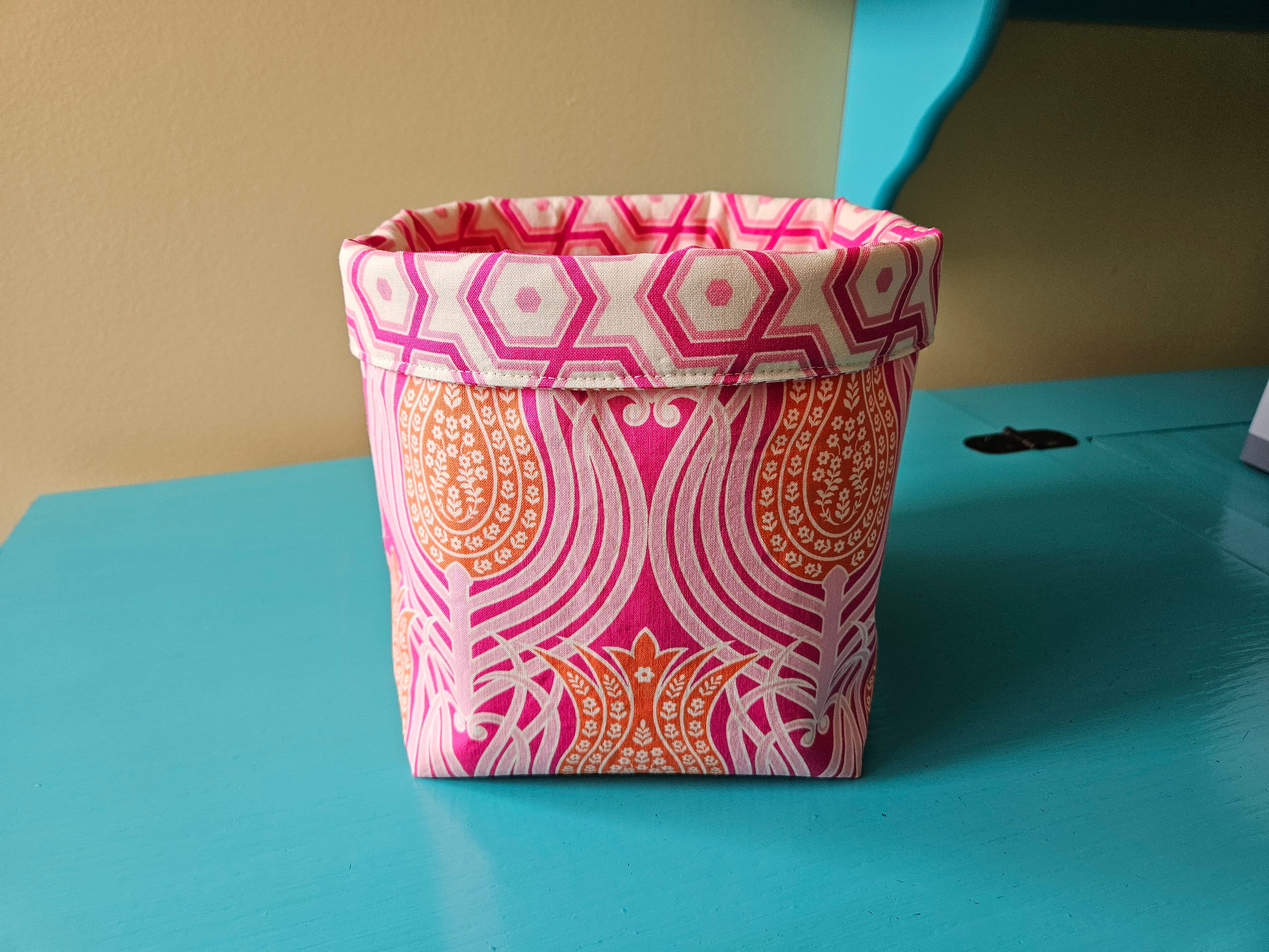 DIY Fabric Basket Sewing Tutorial: 3 Sizes (PDF Pattern) - Etsy