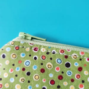 Small Zipper Pouch Sewing Tutorial: Coin Purse Pattern (PDF Pattern) image 9