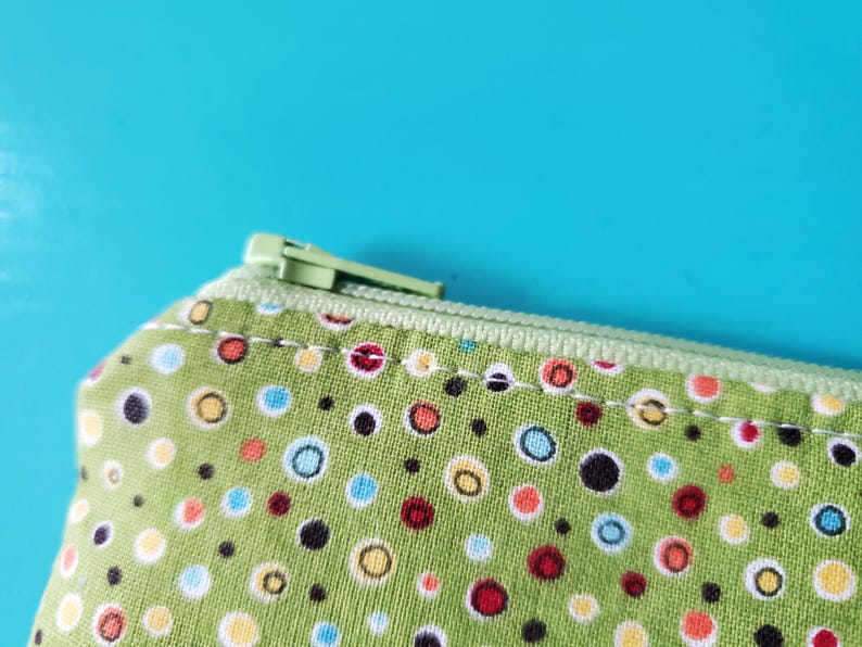 Small Zipper Pouch Sewing Tutorial: Coin Purse Pattern (PDF Pattern) image 9