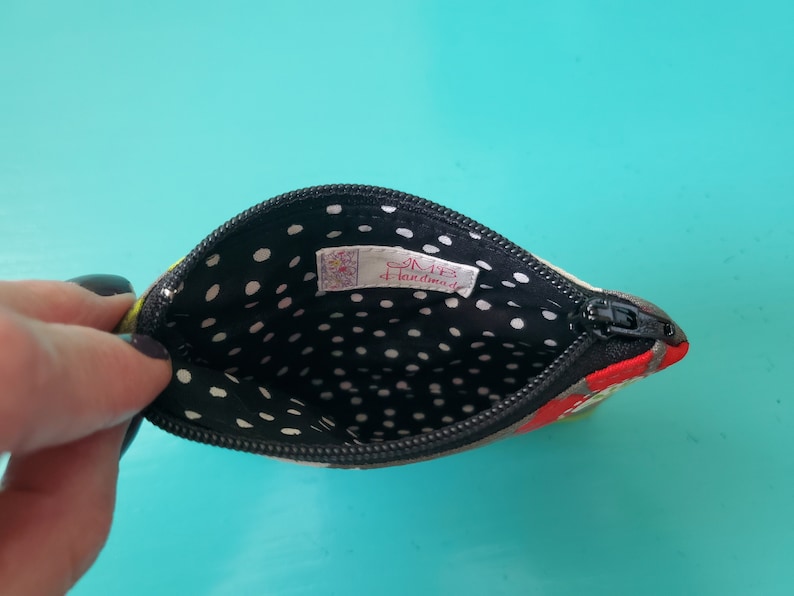 Small Zipper Pouch Sewing Tutorial: Coin Purse Pattern (PDF Pattern) image 5