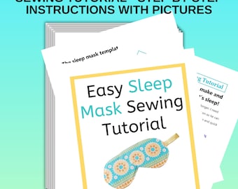 Sleep Mask Sewing Tutorial: DIY Pattern Included (PDF Pattern)