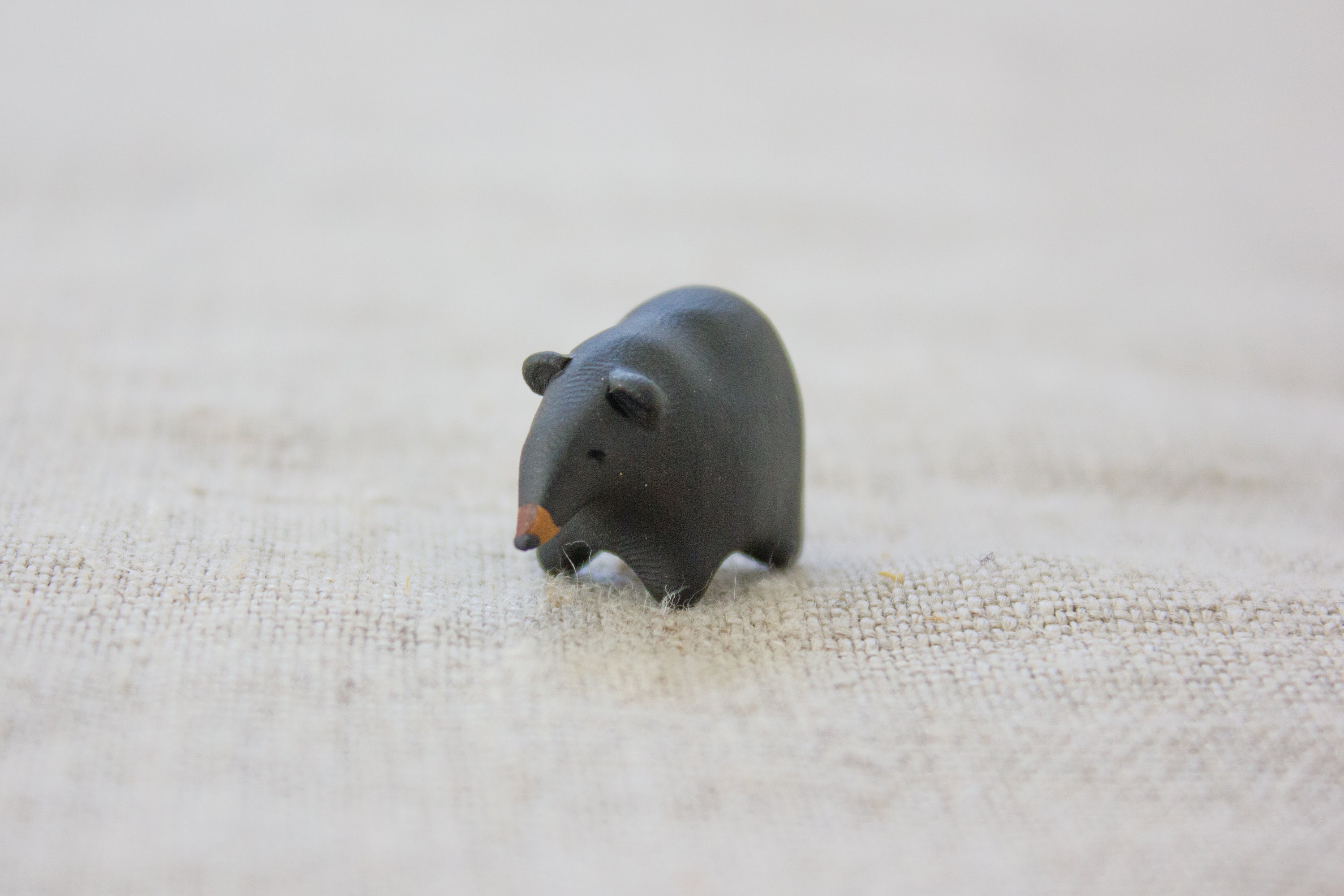 Black Bear Figurine Polymer Clay Animal Miniature Bear - Etsy