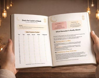 Complete Ramadan 2026 Planner for Families | Adult Journal + Kids Planner | Islamic Printable Bundle