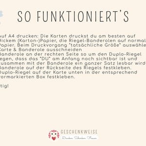 Duplo-Banderolen-Karte: Sommerferien | Du hast dir eine Pause verdient | Kleine Aufmerksamkeit für Schüler & Lehrer zum Schuljahresende