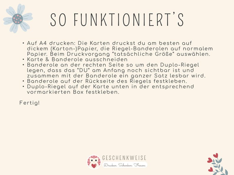 Duplo-Banderolen-Karte: Sommerferien | Du hast dir eine Pause verdient | Kleine Aufmerksamkeit für Schüler & Lehrer zum Schuljahresende