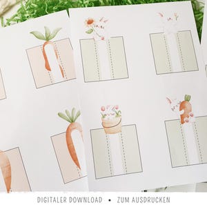 Duplo-Banderolen Ostern | zum Ausdrucken | Osternestgeschenk | Du bist…-Komplimente | DIY-Ostergeschenk | Printable Duplo-Wrapper