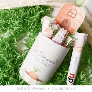 Duplo-Banderolen Ostern | zum Ausdrucken | Osternestgeschenk | Du bist…-Komplimente | DIY-Ostergeschenk | Printable Duplo-Wrapper