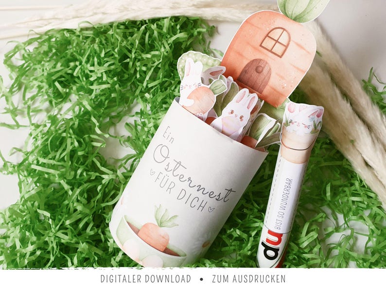 Duplo-Banderolen Ostern | zum Ausdrucken | Osternestgeschenk | Du bist…-Komplimente | DIY-Ostergeschenk | Printable Duplo-Wrapper