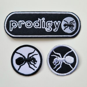 Zestaw naszywek do haftu Prodigy do naszycia i prasowania