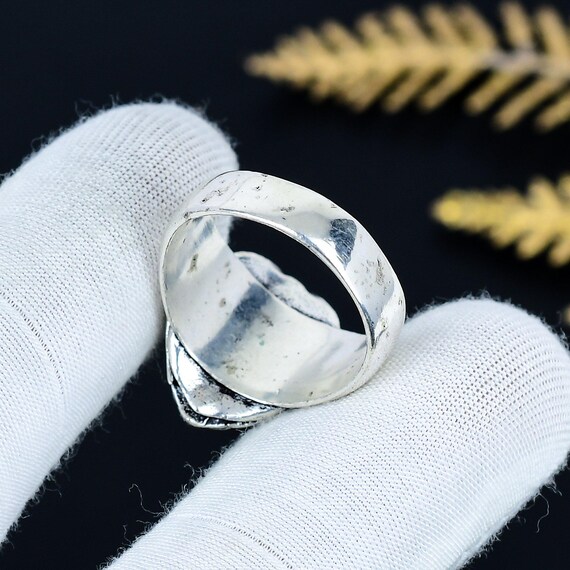 925 Sterling Silver Lion Ring for Men, King Signet Leo Zodiac
